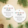 Difference Maker Gifts for Women Christmas Ornaments 2024, Thank You