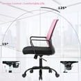 thumbnail image 5 of BestOffice Ergonomic Office Chair, Swivel Rolling, Lumbar Support for Women(Pink), 5 of 7