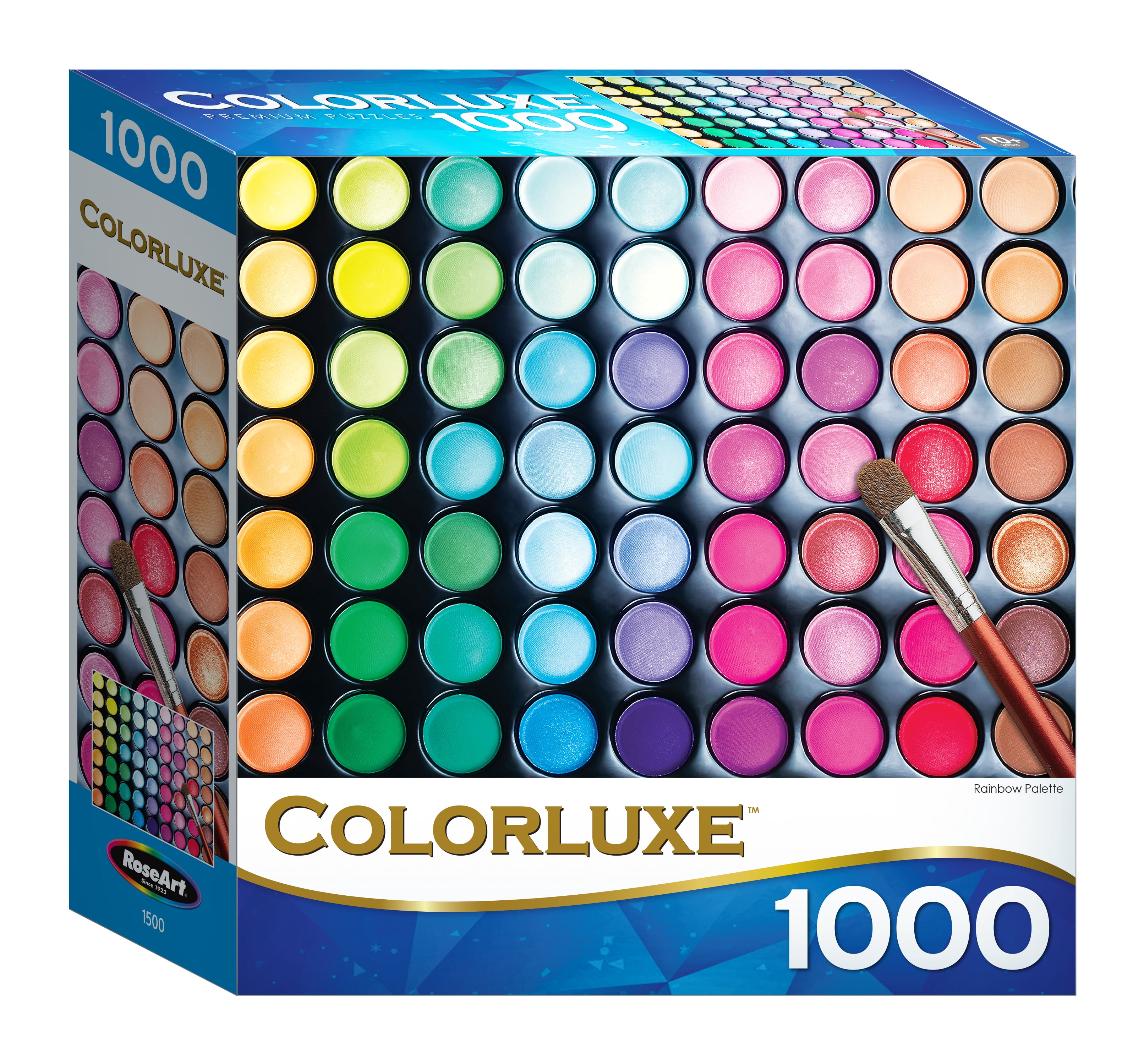 Roseart Colorluxe 1000 Piece Rainbow Palette Adult Interlocking Jigsaw Puzzle