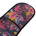 thumbnail image 2 of Dailycode Double Sided Oven Mitt with Loop Heat Resistant Kitchen Long Potholders 7" x 35" Hand Drawn Floral Plants, 2 of 6