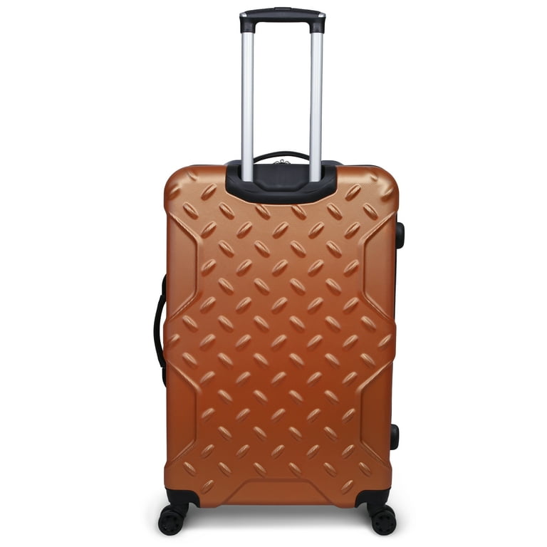 28 Ration Hard Side Upright Spinner Luggage Orange Walmart