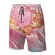 thumbnail image 4 of Fotbe Abstract Pink Gold Splash Trajes de Baño Estampados para Hombre, Shorts de Verano de Secado Rápido, Ropa de Playa, Bañadores-Large, 4 of 6