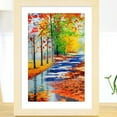 thumbnail image 3 of stanreset Wooden Photo Frame Home Living Room Hallway Picture Poster Wall Mounted Frame, Size A4, Wooden Color, 3 of 9