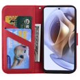 thumbnail image 4 of Funda con estampado de oso para Motorola G31 con tarjetero, cordón, piel sintética, función billetera y protección contra caídas en las esquinas., 4 of 5