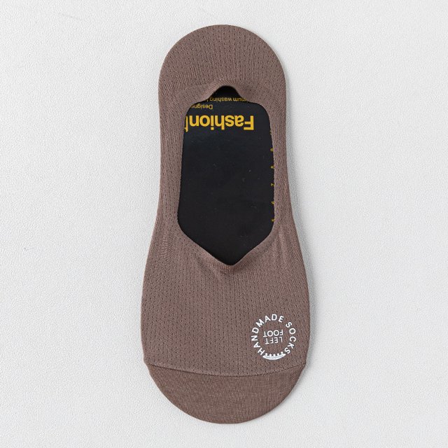 Calcetines de hombre, calcetines náuticos de verano, finos, de malla de seda de hielo, de algodón, transpirables, absorbentes del sudor, de boca baja, antideslizantes, de silicona, de corte bajo,