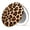 Cheetah Chic, variant on Fancii Taylor LED Lighted Travel Makeup Mirror, Rechargeable, 10x/1x Magnifying & 3 Light Settings - Compact, Portable, Large 5-inch Wide, for Handbag and Purses (Marble Rosè)