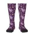 thumbnail image 2 of Lsque Snake And Flower Printed Crew Socks Men's Women's LightWeight Thin Casual Calf Socks ,Knee High Socks,Cotton Socks, 2 of 9