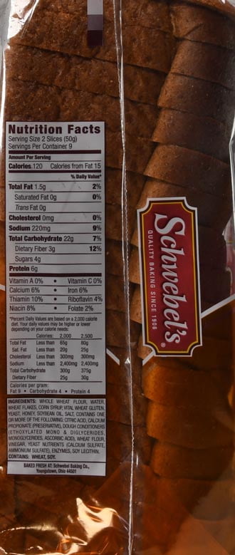 Schwebel Baking Roman Meal  Bread, 20 oz
