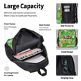 thumbnail image 6 of Naloa St Patrick's Day6 Print Large Capacity Backpack Lunch Bag Pencil Case Combination 3 Piece Set for Student, 6 of 8