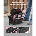 thumbnail image 3 of KFFKFF Tool Backpack, 56 Pockets, Heavy-duty Tools Storage Organizer Work Bags with Laptop Compartment & Molded Base, Electrician Jobsite Backpack, 3 of 9