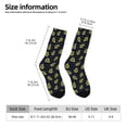 thumbnail image 6 of Uemuo Avocado Pattern Women's Crew Socks, Soft Durable Breathable Moisture-Wicking with Odor Control Cotton socks, 6 of 9