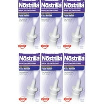 6 Pack Nostrilla Nasal Decongestant 12 Hour Fast Relief 15 ml for Stuffy Noses