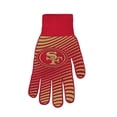 thumbnail image 1 of TSV Home BGNFL2801 San Francisco 49ers Gants de BBQ, Rouge, 1 of 1