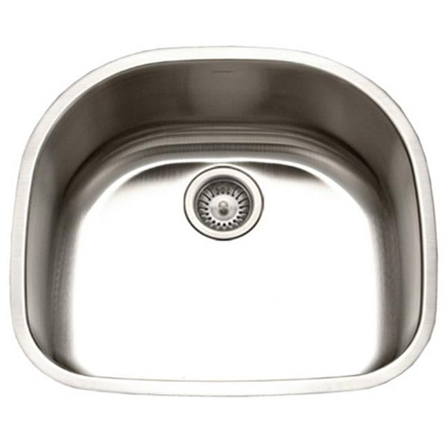 Houzer Png 2400 1 16 Gauge Eston Series Undermount Stainless Steel Houzer Png 2400 1 16 Gauge Eston Series Undermount Stainless Steel Single D Bowl Kitchen Sink