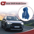thumbnail image 2 of Unique Bargains 1 Pc Gear Shift Knob Cover Stick Shifting Handle Protector Hoodie Style Blue Fabric, 2 of 7