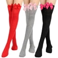 thumbnail image 6 of Yokua Womens Thigh High Socks Long Thigh Highs,Over the Knee Highs Casual Long Socks, 6 of 21