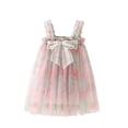 thumbnail image 2 of LYHaoo Toddler Girls Sleeveless Holiday Party Festival Dress Dance Party Dresses Clothes，Girls Lace Dresses Sizes 3-4 Years Pink, 2 of 5