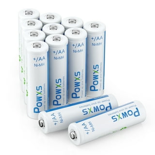 POWXS Rechargeable AA Lithium Batteries USB, 3300mWh Super Capacity 2H Fast  Charging 1.5V Lithium Ion Double A Batteries with 2 in 1 Micro USB Cable