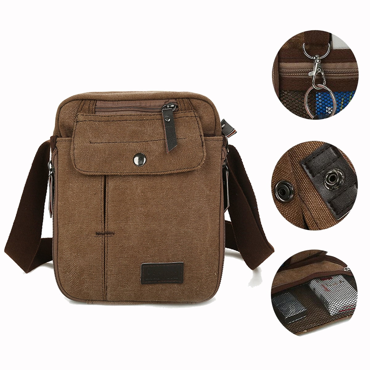 Multifunctional Casual Messenger Bags Men Canvas Leisure Men Shoulder