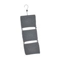 thumbnail image 2 of Colgador de puerta, cesta colgante tejida con ganchos para cocina, cesta decorativa de pared. Gris, 2 of 5