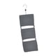 thumbnail image 3 of Juego de cestas colgantes de 3 piezas, organizador colgante de pared tejido con asas extraíbles Gris, 3 of 9