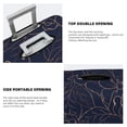 thumbnail image 3 of Susaid Navy Dark Blue Print Elastic Washable Suitcase Cover with Hidden Zipper, Fits 18-32 Inch Luggage for Protection During Travel-Small, 3 of 7