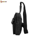 thumbnail image 4 of Spencer Men's Casual Crossbody Bags Canvas One Shoulder Backpack Mini Chest Pack Fashion Shoulder Sling Bag (8.7"*5.9"*2.0", Black), 4 of 7