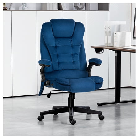 velvet massage office chair with product