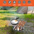 thumbnail image 4 of Camping table foldable campfire grill portable titanium grill outdoor, 4 of 8