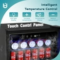 thumbnail image 3 of EUHOMY 95 Can Beverage Refrigerator and Mine Cooler with Glass Door with Adjustable Shelves, 3 of 8