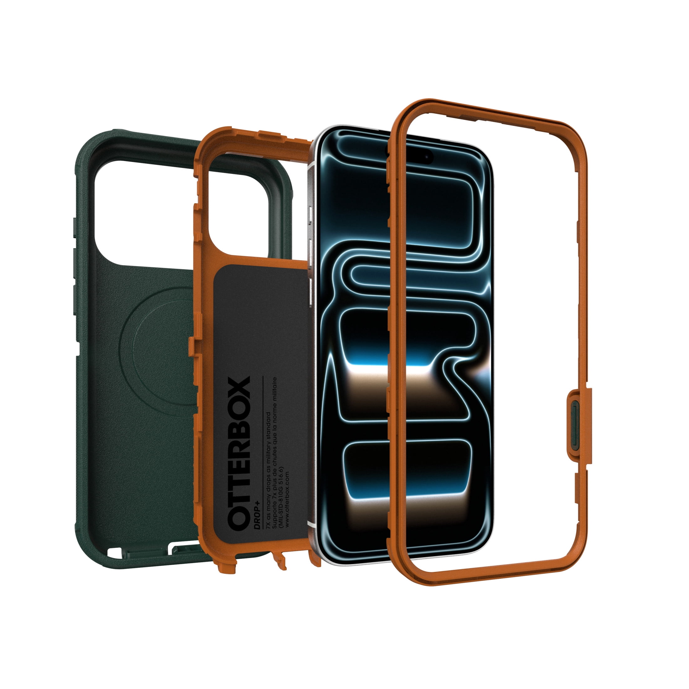 OtterBox Defender Series Pro Case with MagSafe and Camera Control for Apple iPhone 17 Pro Max - Green