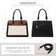 thumbnail image 3 of Bolso de hombro con monedero LOVEVOOK, piel sintética, color negro, 3 of 8