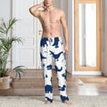 thumbnail image 6 of Lsque Cute Cartoon Dinosaurs Print Men's Pajama Pants, Lounge Pant - Comfortable Home Wear,Elastic Waistband, Stylish Design-Small, 6 of 9