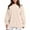 Khaki, variant on VANLOFE Women's Solid Color Long Sleeve Sweatshirt Round-Neck Sweatshirt for Women Women's Soft Trendy Light Blue Sweatshirt S