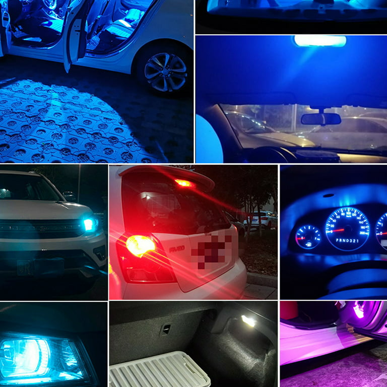Willstar 20/10/2 Pcs LED Car Light Bulbs, T10 W5W WY5W 168 501 2825 COB LED Car Wedge Parking Light Side Door Bulb Car Lights License Plate Lights