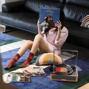 Udreamer Vinyl Record Player with Speakers,Vinyl Player Turntables for Vinyl Records, Vintage Bluetooth Turntable,Brown