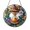 Acrylic 3.5 Inch, variant on Nature Time Concept Butterfly Scene Stained Glass Style Suncatcher – Decorative Art