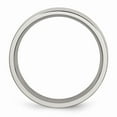 thumbnail image 2 of Grey Titanium Ring Band Wedding Comfort Flat 6mm Brushed, 2 of 6