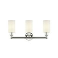 thumbnail image 5 of 616-3W-SG-G801 Innovations Lighting Clymer - 3 Light Bath Vanity In Modern Style-11.38 Inches Tall and 21.88 Inches Wide-Satin Gold Finish-Matte White, 5 of 7