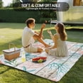 thumbnail image 4 of Teal Red Jellyfish Coastal Outdoor Rug for Patio/Deck/Porch, Non-Slip Large Area Rug 6 x 9 Ft, Vintage Beach Coral Starfish Nautical Indoor Outdoor Rugs Washable Area Rugs, Camping Rug Carpet Runner, 4 of 8