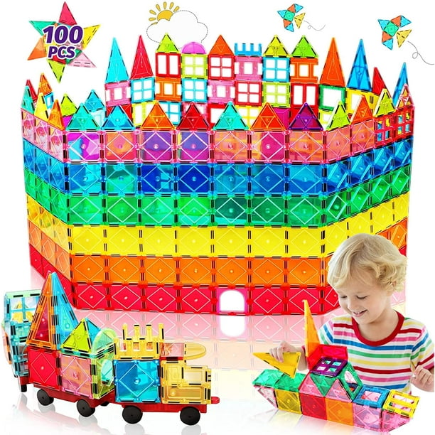 Tiles 100Pcs Building Blocks for Kids Age 48