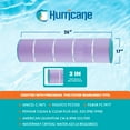 thumbnail image 3 of Hurricane 4 Pack HF7471-04P Platinum Purple Pool Filter Cartridge Replacement, 3 of 8