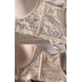 thumbnail image 3 of Backless Invisible Bra U-shaped Large Lace Wedding Bra Low Back Underwear Gathering Sexy Fitted Bra, 3 of 5