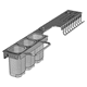 thumbnail image 1 of Porta Cuchillos Multifuncional de Pared: Estante Plegable para Cocina, Incluye Tubo para Palillos y Almacenamiento para Cortadores, 1 of 5