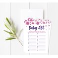 thumbnail image 2 of Inkdotpot Baby Shower Game Set Of 50 BabyAlphabetABCGame Unicorn Floral Party Supplies, 2 of 6