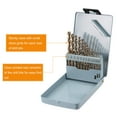 thumbnail image 5 of Unique Bargains 13pcs Cobalt Drill Bit Set 13 Sizes M35 Twist Drills for Metal Round Shank Bits, 5 of 6