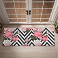 thumbnail image 2 of Pioneer Flower Floral Print Pattern Door Rugs,Washable Non Slip Door Mats Indoor,Decorative Door Mats,Entry Mat Indoor for Entrance,Bedroom,Kitchen,Bathroom,16"x47", 2 of 6