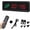 Green+red, variant on LED Interval Timer Count Down/Up Clock Stopwatch with Remote for Home Gym Fitness