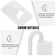thumbnail image 4 of Portes de seguridad de 2 piezas Puertas de seguridad Clips de puertas de la mano anti-clip para la puerta del bebé (blanco), 4 of 4