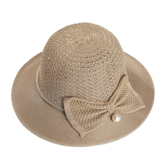 MESSUEN Bucket Hats for Woman Straw Hat Wide Brim Hats for Women Fisherman Hat Large Brim Thin Hat Breathable Sunshade Hat Basin Hat Fishing Hats for Women Sun Hats for Women Coffee One Size